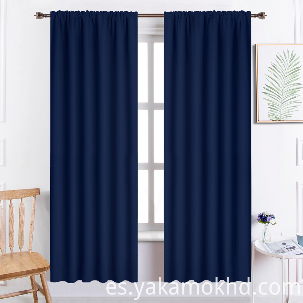 52-72 Cortinas azul marino 52-72 Navy Blue Curtains